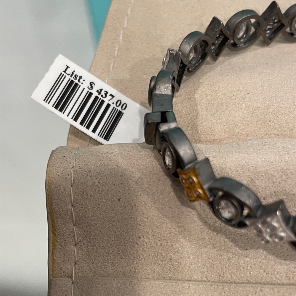Freida Rothman Solid Sterling Silver,18k Good plate Bracelet. NWT - Picture 7 of 9